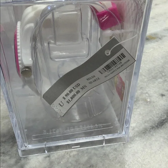 Amiani Pink and White Watch NWT - Picture 3 of 3